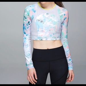 NWT SIZE 6 lululemon paddle cropped top